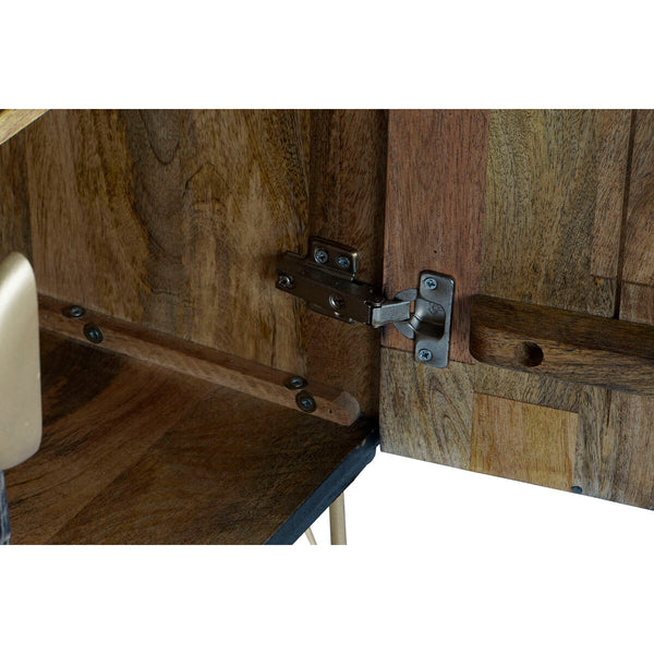 Anrichte DKD Home Decor Schwarz Gold Metall Mango-Holz 81 x 45 x 75 cm