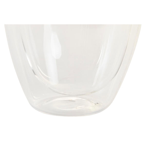 Gläserset DKD Home Decor Durchsichtig Kristall Borosilikatglas 380 ml 2 Stücke