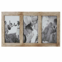 Fotorahmen DKD Home Decor Kristall natürlich Berg Holz MDF (35 x 1,2 x 18 cm)