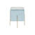 Fußstütze DKD Home Decor Gold Metall Himmelsblau (34 x 34 x 40 cm)