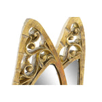 Wanddekoration DKD Home Decor Spiegel Gold Harz Schmetterling (22 x 4,5 x 34 cm)