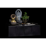 Springvand DKD Home Decor Buddha Harz Orientalisch 29 x 21 x 23 cm (2 Stück)