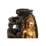 Springvand DKD Home Decor 21 x 21 x 25 cm Buddha Harz Orientalisch (2 Stück)