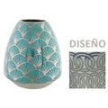 Vase DKD Home Decor türkis (Restauriert A)