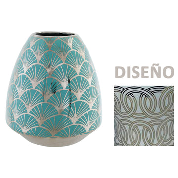 Vase DKD Home Decor türkis (Restauriert A)