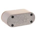 Trinkglas DKD Home Decor Grau natürlich Bambus Zement 11 X 4,5 X 6 CM