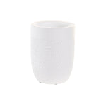 Trinkglas DKD Home Decor Weiß Zement 8 x 8 x 10,5 cm