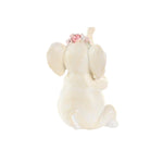 Deko-Figur DKD Home Decor Elefant Rosa Weiß Harz (6 x 6,5 x 10 cm) (3 Stück)