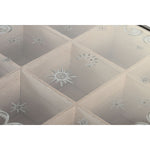 Teebox DKD Home Decor Blau Weiß Schwarz natürlich Metall Kristall Holz MDF 24 x 24 x 6,5 cm (2 Stück)