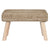 Fußstütze DKD Home Decor Braun Jute natürlich Urban 60 x 30 x 40 cm