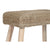 Fußstütze DKD Home Decor Braun Jute natürlich Urban 60 x 30 x 40 cm