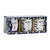Kerze DKD Home Decor Blau Wachs Kristall 17 x 5 x 6 cm (3 Stück)