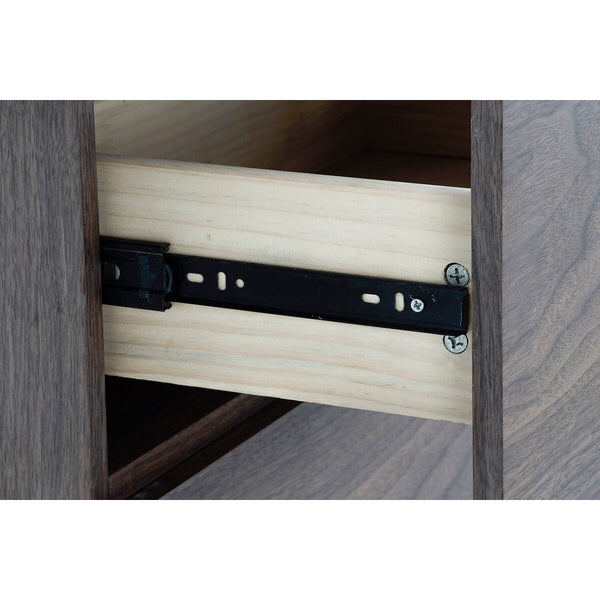 Anrichte DKD Home Decor Braun Durchsichtig Kristall Nussbaumholz Holz MDF 160 x 45 x 80 cm