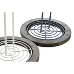 Küchenrollenhalterung DKD Home Decor Blau Weiß Metall Kautschukholz 15 x 15 x 31 cm (2 Stück)