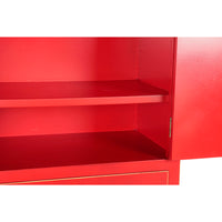 Schrank DKD Home Decor 85,5 x 50,5 x 186,2 cm Tanne Rot Holz MDF