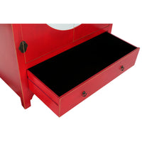 Schrank DKD Home Decor 85,5 x 50,5 x 186,2 cm Tanne Rot Holz MDF