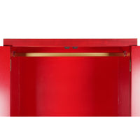 Schrank DKD Home Decor 85,5 x 50,5 x 186,2 cm Tanne Rot Holz MDF