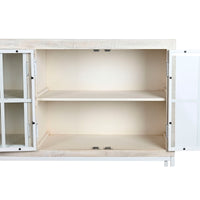 Anrichte DKD Home Decor Weiß Metall Mango-Holz 170 x 45 x 100 cm