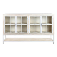 Anrichte DKD Home Decor Weiß Metall Mango-Holz 170 x 45 x 100 cm