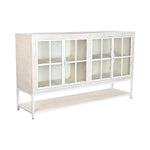 Anrichte DKD Home Decor Weiß Metall Mango-Holz 170 x 45 x 100 cm