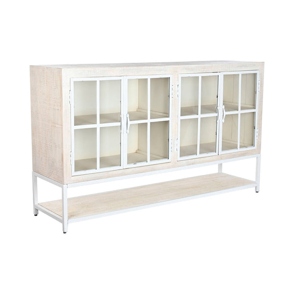 Anrichte DKD Home Decor Weiß Metall Mango-Holz 170 x 45 x 100 cm