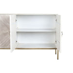 Anrichte DKD Home Decor 170 x 40 x 90 cm Gold Metall Weiß Mango-Holz
