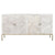 Anrichte DKD Home Decor 170 x 40 x 90 cm Gold Metall Weiß Mango-Holz