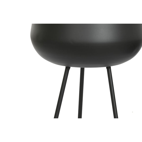 Satz Blumentöpfe DKD Home Decor 34 x 34 x 70 cm Schwarz Metall
