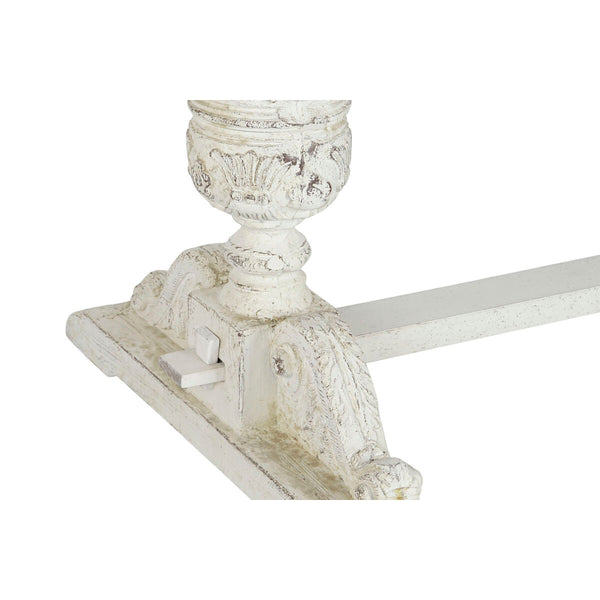 Esstisch DKD Home Decor Weiß natürlich Tanne 200 x 90 x 78 cm