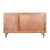 Anrichte DKD Home Decor natürlich Schwarz Metall Mango-Holz (140 x 40 x 82 cm)