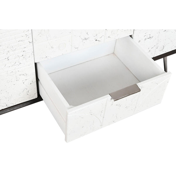 Anrichte DKD Home Decor Weiß Dunkelbraun Mango-Holz 150 x 43 x 80 cm