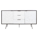Anrichte DKD Home Decor Weiß Dunkelbraun Mango-Holz 150 x 43 x 80 cm