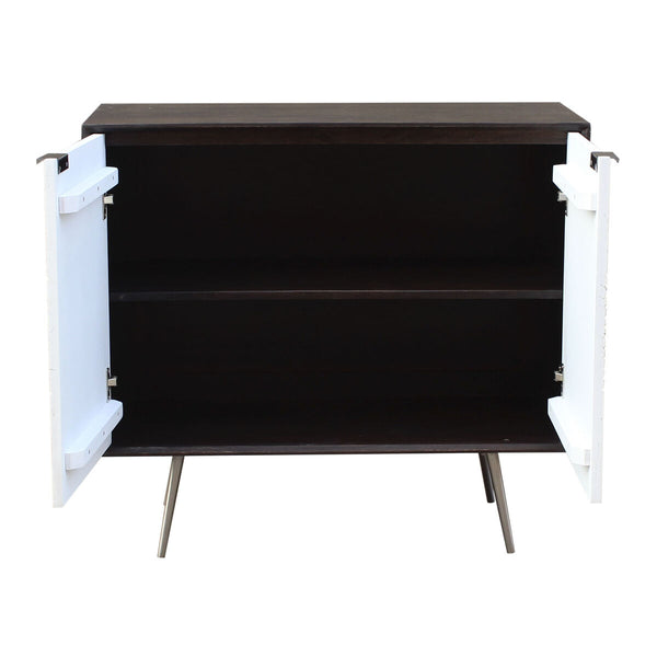 Anrichte DKD Home Decor Weiß Braun Metall Mango-Holz 90 x 43 x 80 cm 90 x 43 x 82 cm