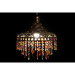 Deckenlampe DKD Home Decor 37 x 37 x 38 cm Gold Metall Bunt 50 W