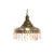 Deckenlampe DKD Home Decor 37 x 37 x 38 cm Gold Metall Bunt 50 W