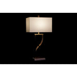 Tischlampe DKD Home Decor 40 x 23 x 79 cm Gold Metall Weiß Marmor 40 W 240 V