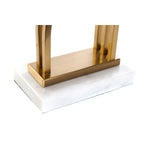 Tischlampe DKD Home Decor 40 x 23 x 79 cm Gold Metall Weiß Marmor 40 W 240 V