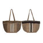 Damen Handtasche DKD Home Decor Braun Creme 50 x 23 x 33 cm (2 Stück)