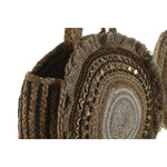 Damen Handtasche DKD Home Decor Braun Creme 36 x 11 x 36 cm (2 Stück)