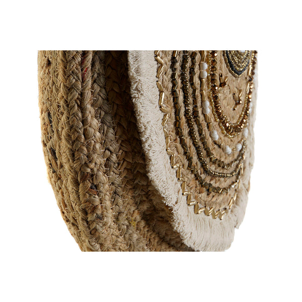 Damen Handtasche DKD Home Decor Schwarz Beige natürlich 36 x 12 x 36 cm (2 Stück)