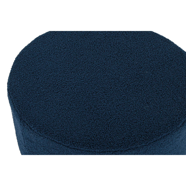 Fußstütze DKD Home Decor Blau Samt 55 x 55 x 40 cm