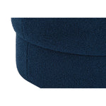 Fußstütze DKD Home Decor Blau Samt 55 x 55 x 40 cm