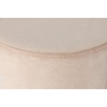 Fußstütze DKD Home Decor Beige Burgunderrot Samt 40 x 40 x 42 cm (2 Stück)