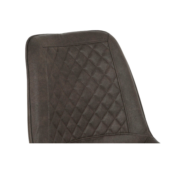 Stuhl DKD Home Decor Schwarz Grau Metall Polyurethan 63 x 49 x 85 cm 49 x 59 x 87 cm