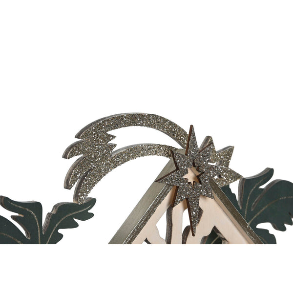 Adventskalender DKD Home Decor Holz 34 x 8,5 x 36,5 cm (2 Stück)