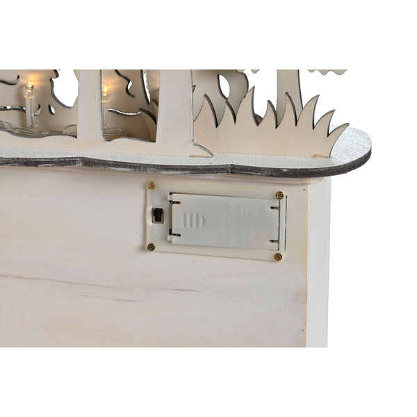 Adventskalender DKD Home Decor Holz 34 x 8,5 x 36,5 cm (2 Stück)