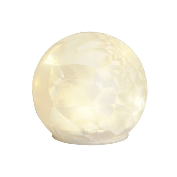 Leuchtende Dekoration DKD Home Decor Weiß 12 x 12 x 12 cm