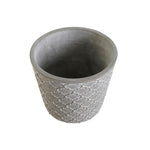 Blumentopf DKD Home Decor Grau Zement 17 x 17 x 14,5 cm (3 Stück)