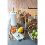 Besteckkorb DKD Home Decor Braun Eisen 20 x 10 x 12 cm
