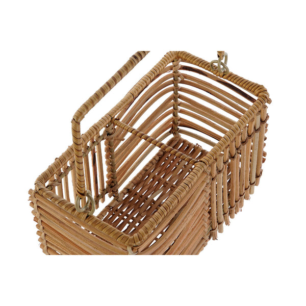 Besteckkorb DKD Home Decor Braun Eisen 20 x 10 x 12 cm